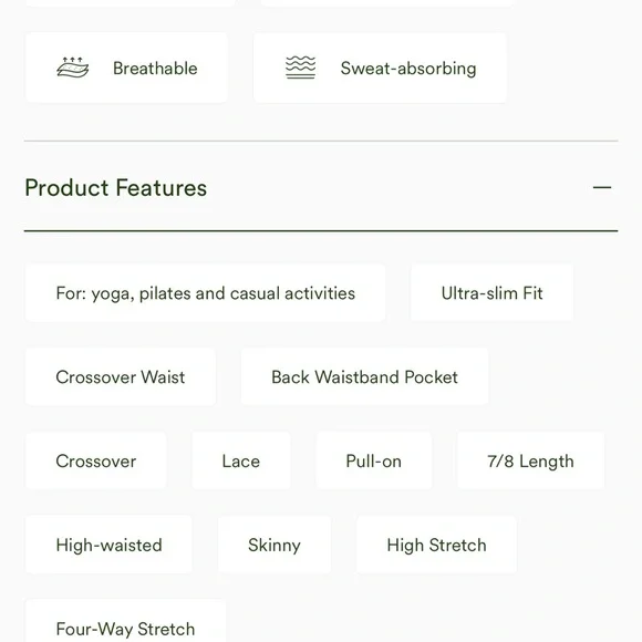 HALARA Black Leggings 7/8 length - Picture 4 of 4